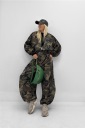 giacchino camouflage crop con zip  rebel